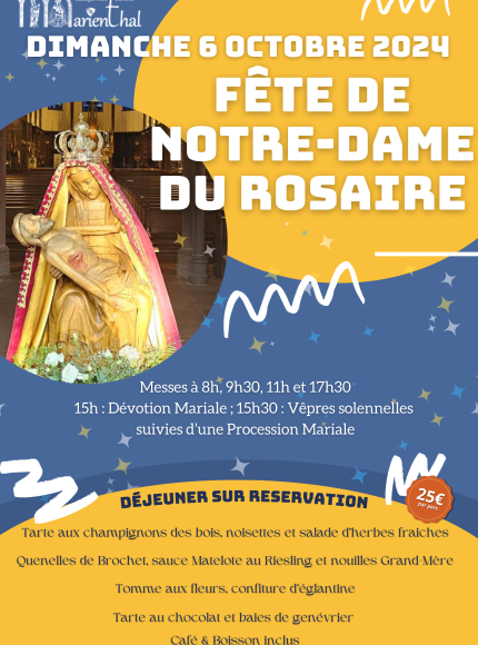 FETE DE NOTRE-DAME DU ROSAIRE