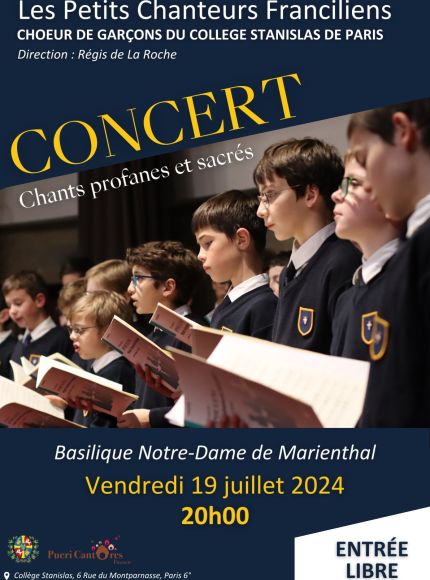 Concert de la Maitrise du Collège Stanislas de Paris